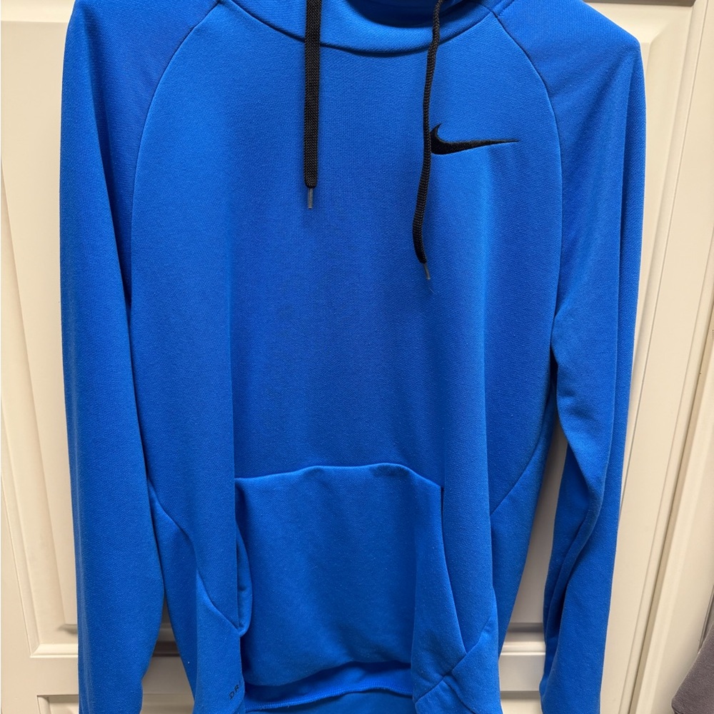 Nike Men's Vibrant Blue Hoodie